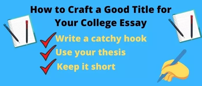 Tips for good title