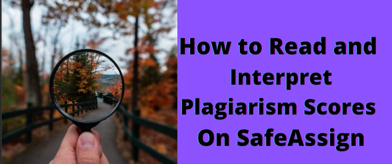 safeAssign plagiarism checker