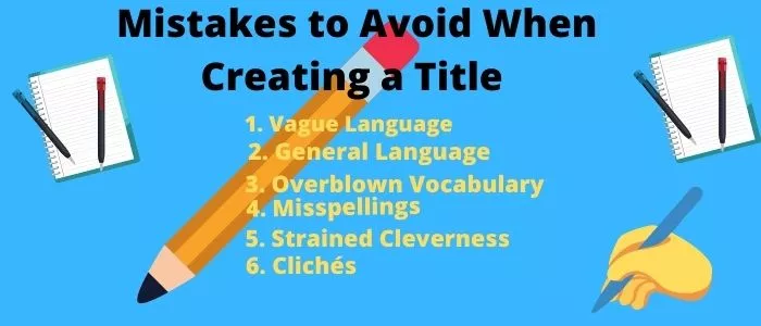 Title mistakes