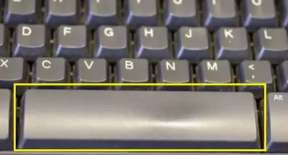 computer space bar