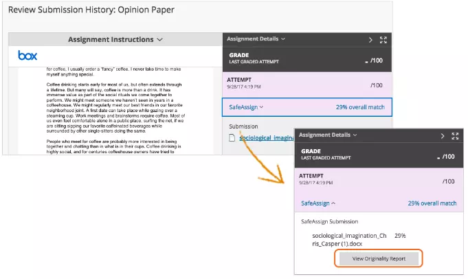 using safeassign to submit