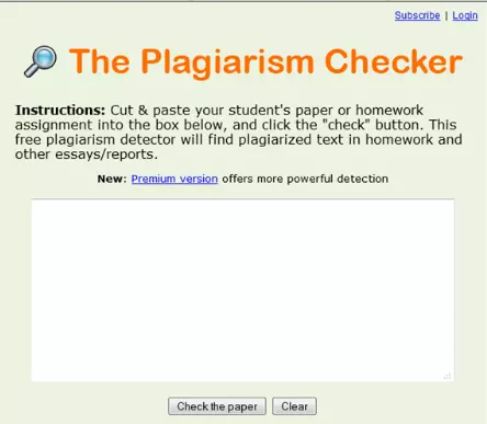 Plagiarism check free online