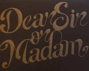 dear-sir or madam