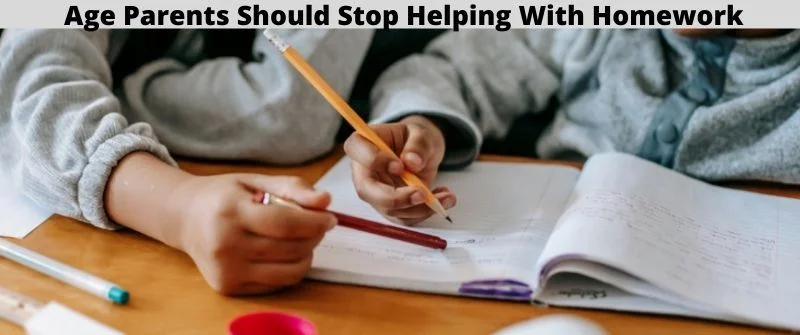 Age Parents Should Stop Helping With Homework