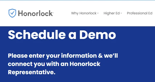 using honorlock