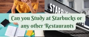Studying at Starbucks