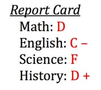 poor grades