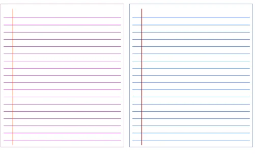 College Ruled Vs Wide Ruled Paper Dimensions