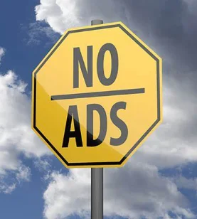 no ads