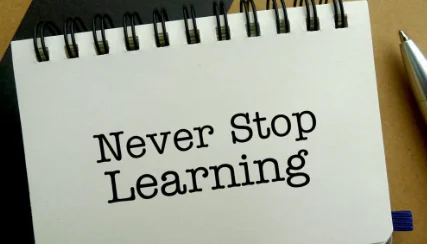 don't stop learning