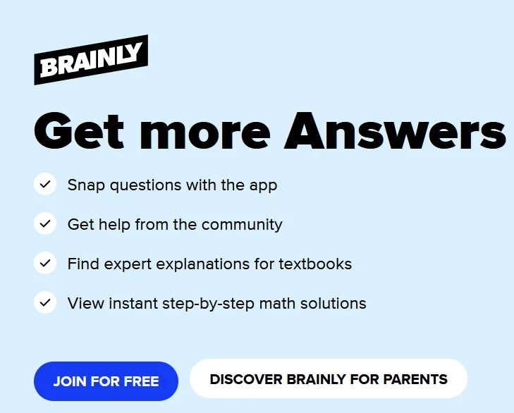 using brainly website