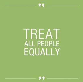 treat equally